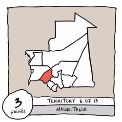 Territory 6/13 - Mauritania (Brakna)