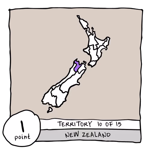 Territory 10/15 - New Zealand (Tasman)