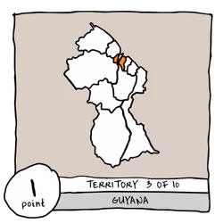 Territory 3/10 - Guyana (Essequibo Islands-West Demerara)