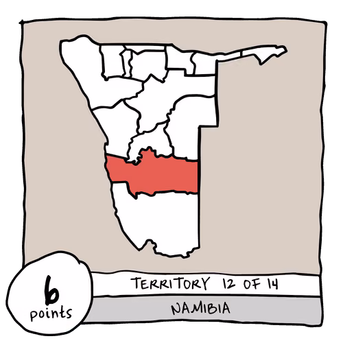 Territory 12/14 - Namibia (Hardap Region)