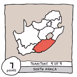 Territory 9/9 - South Africa (Eastern Cape)