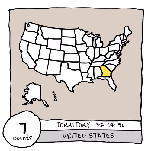 Territory 32/50 - United States (Georgia)