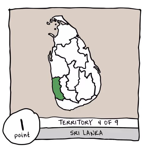 Territory 4/9 - Sri Lanka (Western)