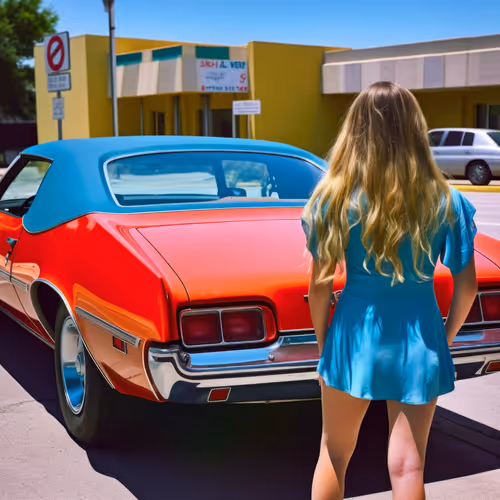 All You Need to Make AI Art is a Girl and a Car