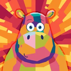 Helpful Hippo Lava (Iconics 1/1)