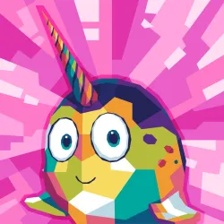 Nifty Narwhal Bubble Gum (Iconics 1/1)