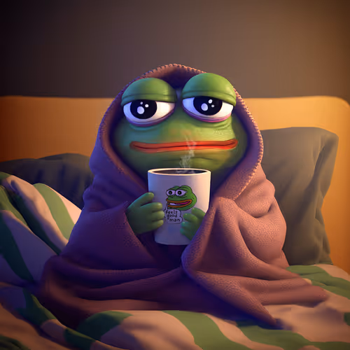 Very Cosy Pepe 🐸☕ #15/99