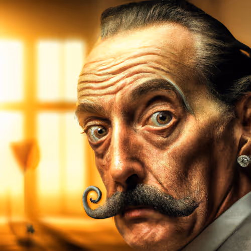 The Torn Mustache Dall-e