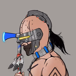 Mohawk Warrior #1173