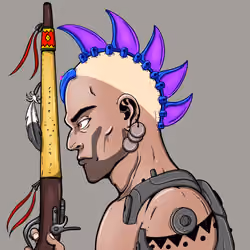 Mohawk Warrior #406