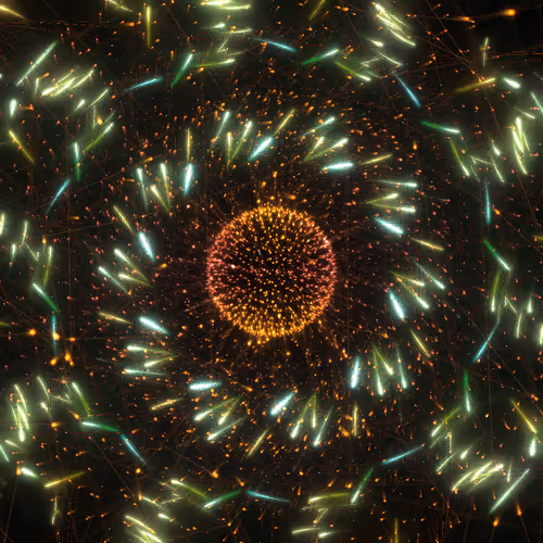 Cosmic Bloom By Leo Villareal