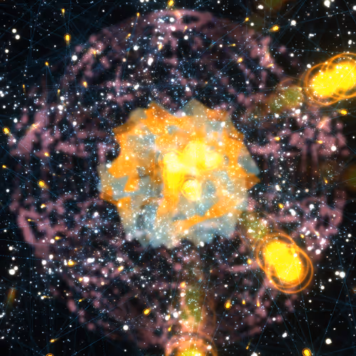 Cosmic Bloom By Leo Villareal