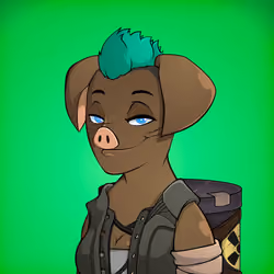 #1237 Piggy Petunia Belmont