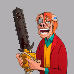 #1718 Mischievous  Gunner Trotter