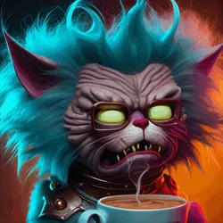 Mocha Max from the Feline Frappuccino House