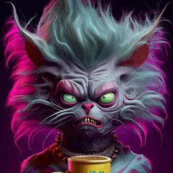 Blueberry Bert from the Meow Meow Cafe