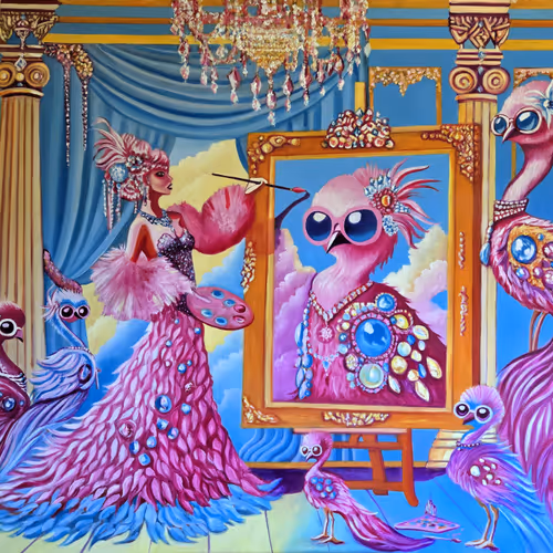 Wonder Birds Portrait of a Queen