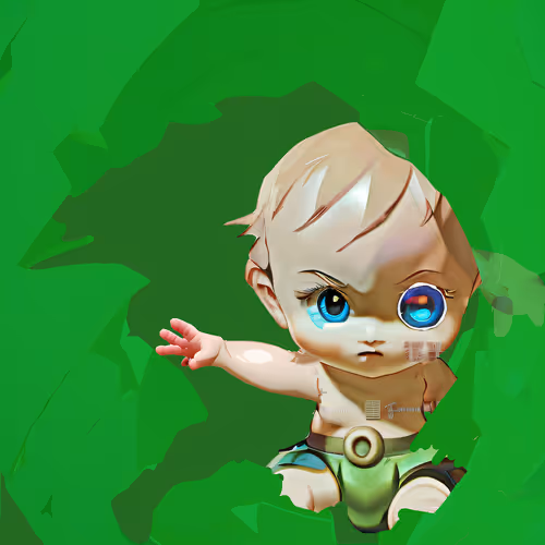 Challenge Like A Baby Egg Green