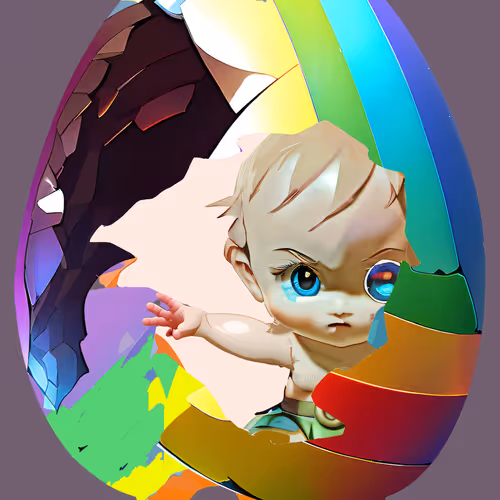 Challenge Like A Baby Egg Rainbow