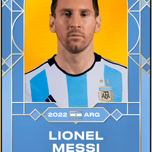 Lionel Messi 2022 • Custom Series 84/2022