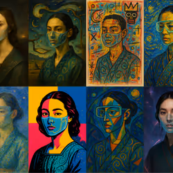 Infinite Facets: A Woman Reimagined