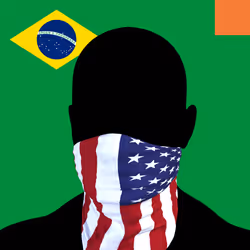 Villain #276 - The American Villain on the Brazilian background with the Original Accent