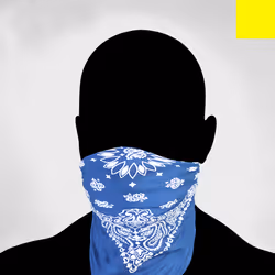 Villain #60 - The Rollin 60's Neighborhood Crip Villain on the Original background with the Yellow Accent