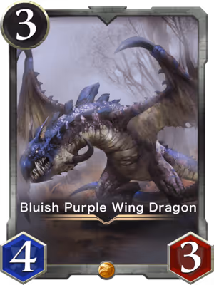Bluish Purple Wing Dragon 114600019
