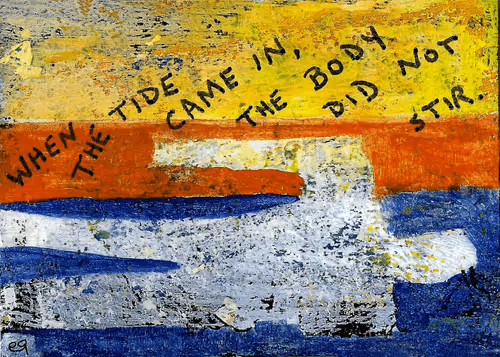 when the tide came in the body did not stir