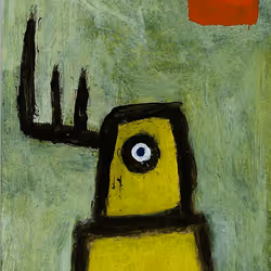 that persistent vision of a solitary antler