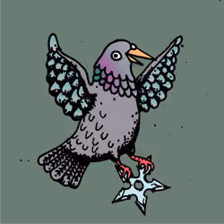 Hood Pigeon #1468