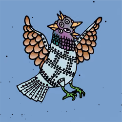 Hood Pigeon #783