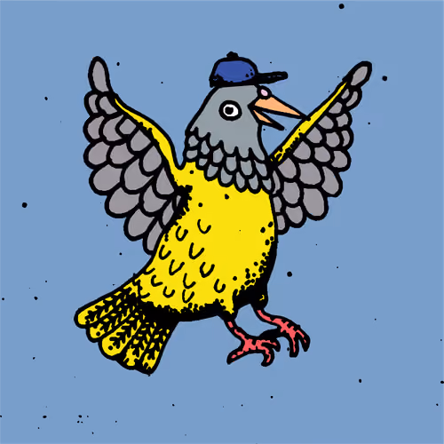 Hood Pigeon #2136