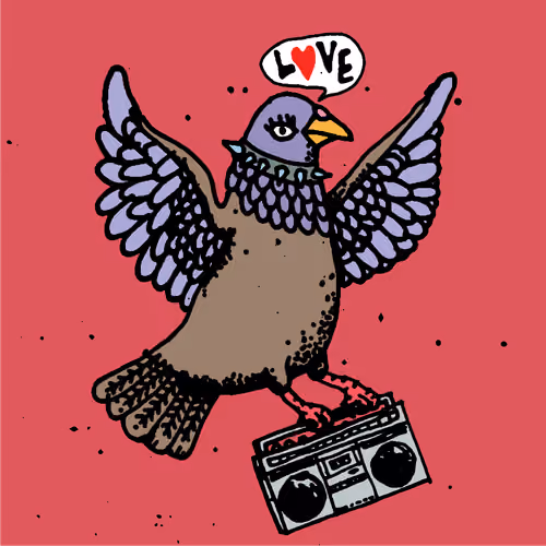 Hood Pigeon #2131
