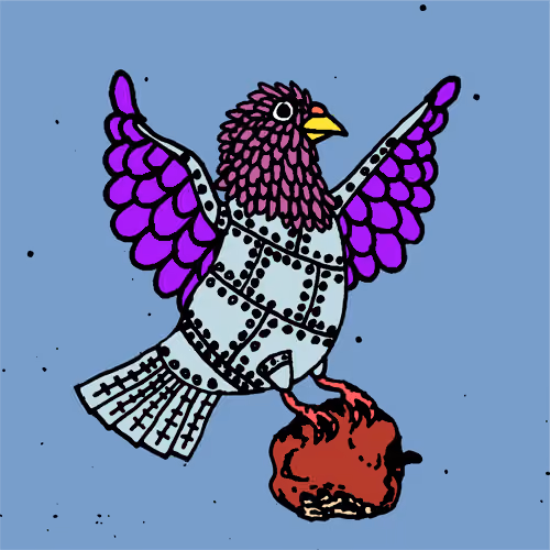 Hood Pigeon #2074