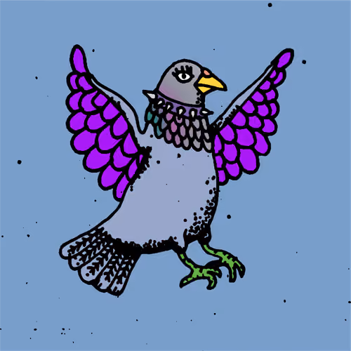 Hood Pigeon #2335