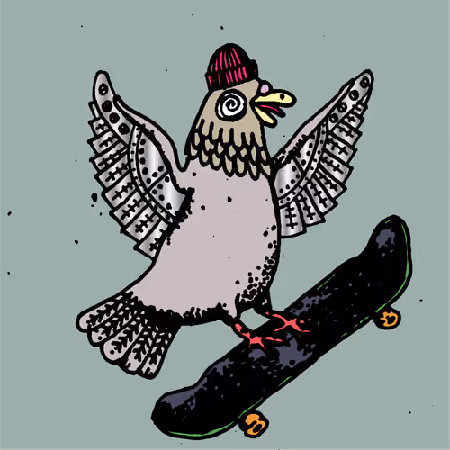 Hood Pigeon #5601
