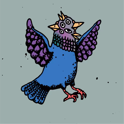 Hood Pigeon #1533