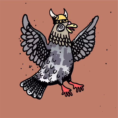Hood Pigeon #2752