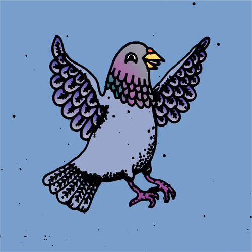 Hood Pigeon #632