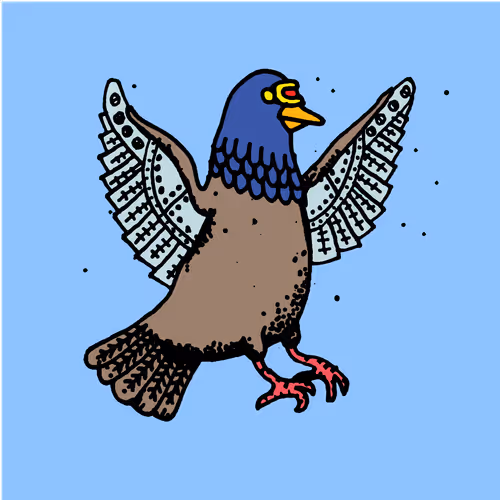 Hood Pigeon #5210