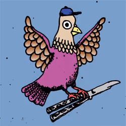 Hood Pigeon #1009