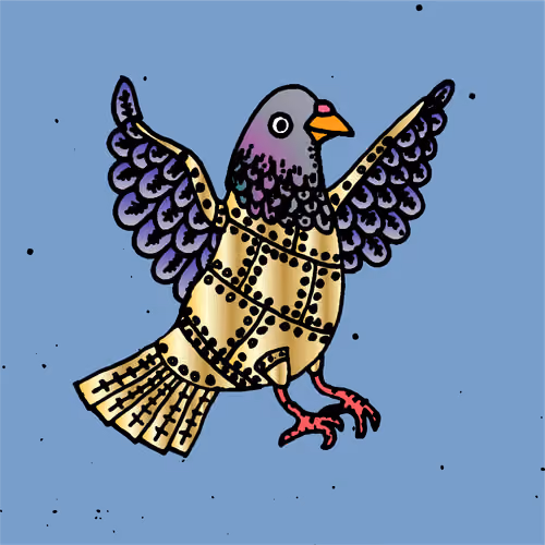 Hood Pigeon #646