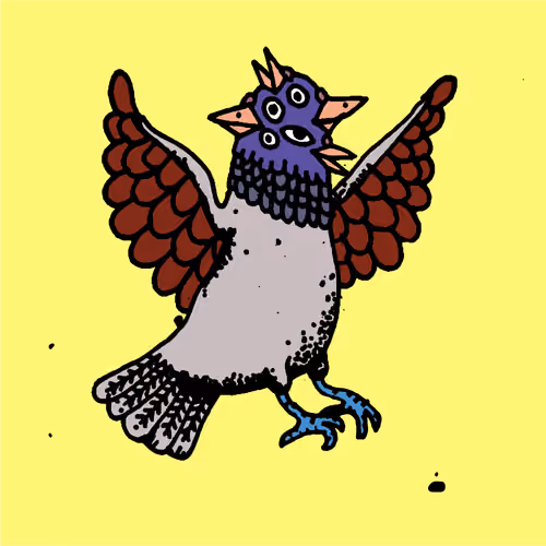 Hood Pigeon #1679