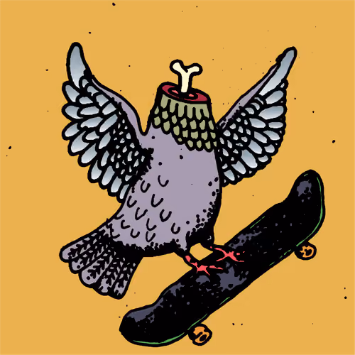 Hood Pigeon #2605