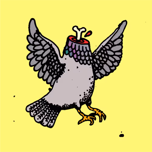 Hood Pigeon #1255