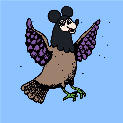 Hood Pigeon #1790