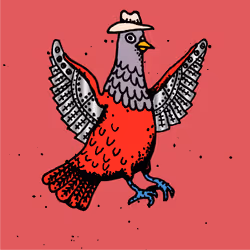 Hood Pigeon #1044