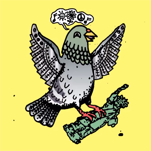 Hood Pigeon #1767