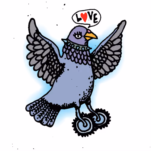 Hood Pigeon #976